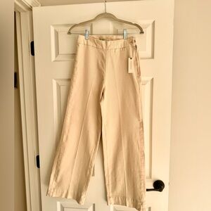 Pilcro Beige wide leg pants